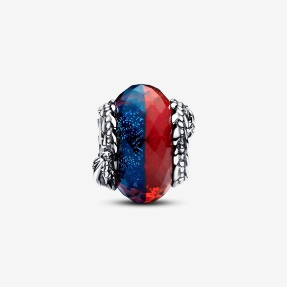 Pandora Game of Thrones Ice & Fire Dragons Dual Murano Glass Charm - Picture 2 of 3